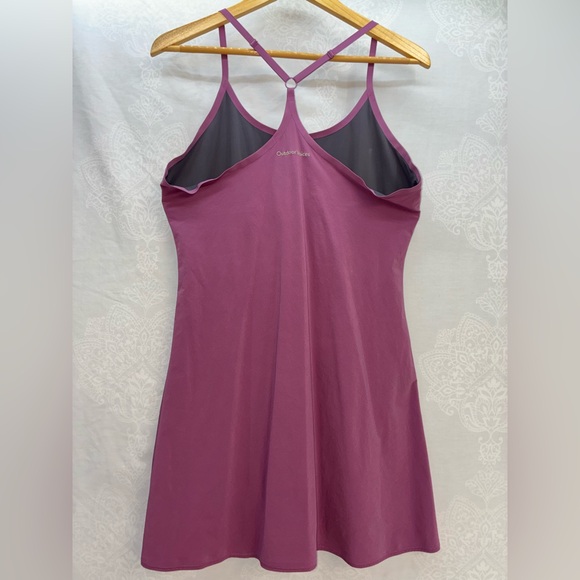 Outdoor Voices Exercise Dress. Racerback tennis dress w/pockets, Plum/Mauve, XL - Picture 13 of 16